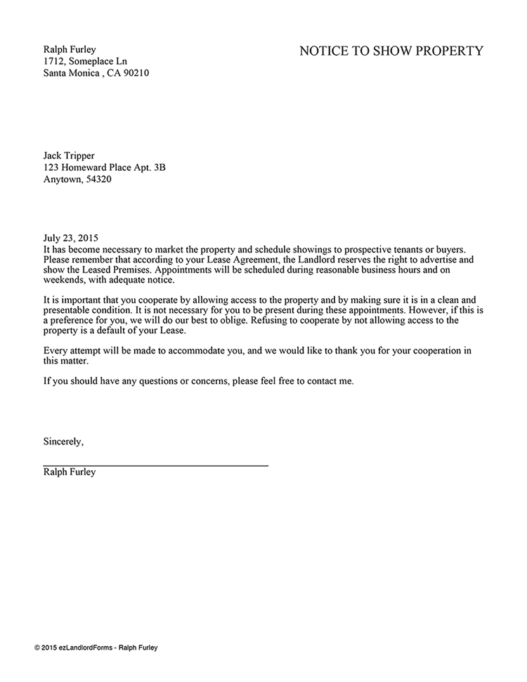 Sample Letter Landlord To Tenant Not Renewing Lease from www.universalnetworkcable.com